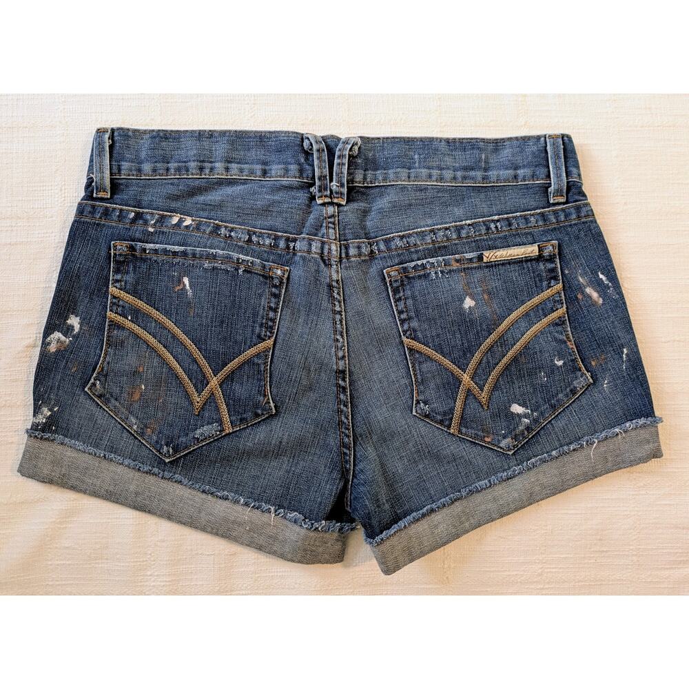 Rare Y2K NWT William Rast destressed denim shorts, Justin Timberlake founded